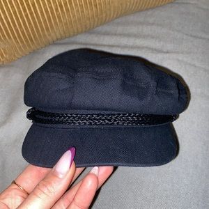 Brixton fiddler cap in black